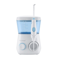 Oral Irrigator Dental Jet Nicefeel IPX7 Electric Teeth Cleaner Hydro Jet With 600ml Water Flosser Water Tank with 7 Nozzles