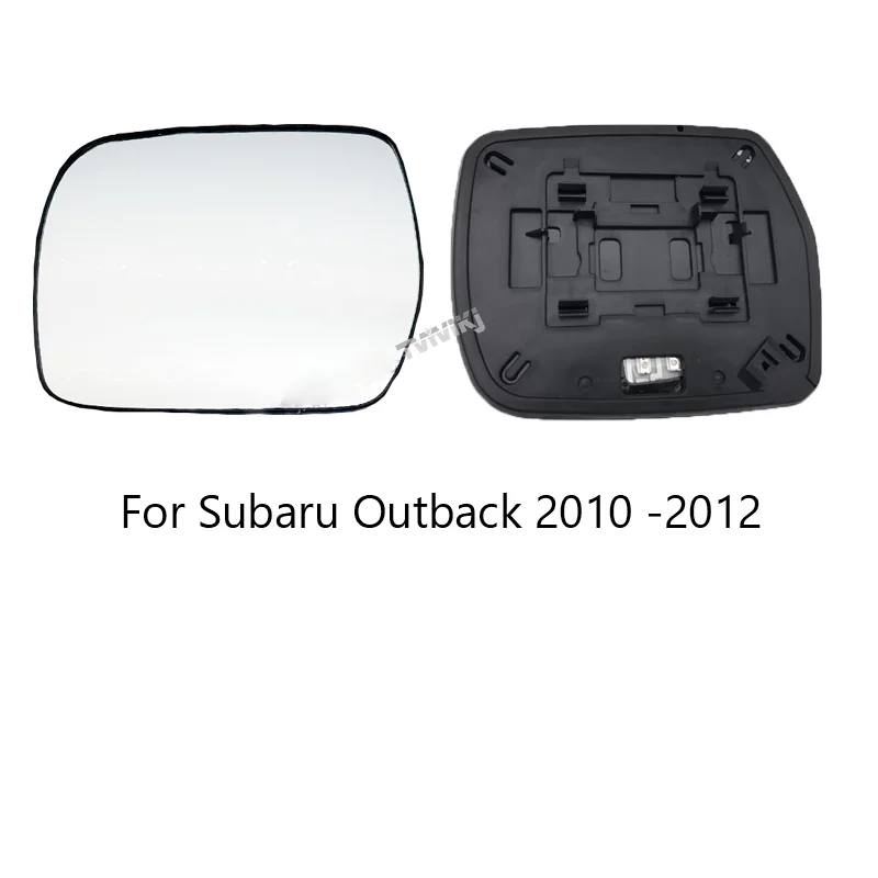 TVYVIKJ side rearview mirror glass lens heated For Subaru Outback 2010 2011 2012 outer rear view outer side door mirror wing