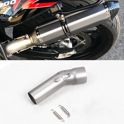 For BMW F650GS F700GS F800GS F800R F800GT Motorcycle Exhaust System Mid Link Pipe Modified Connecting Link Tube Escape