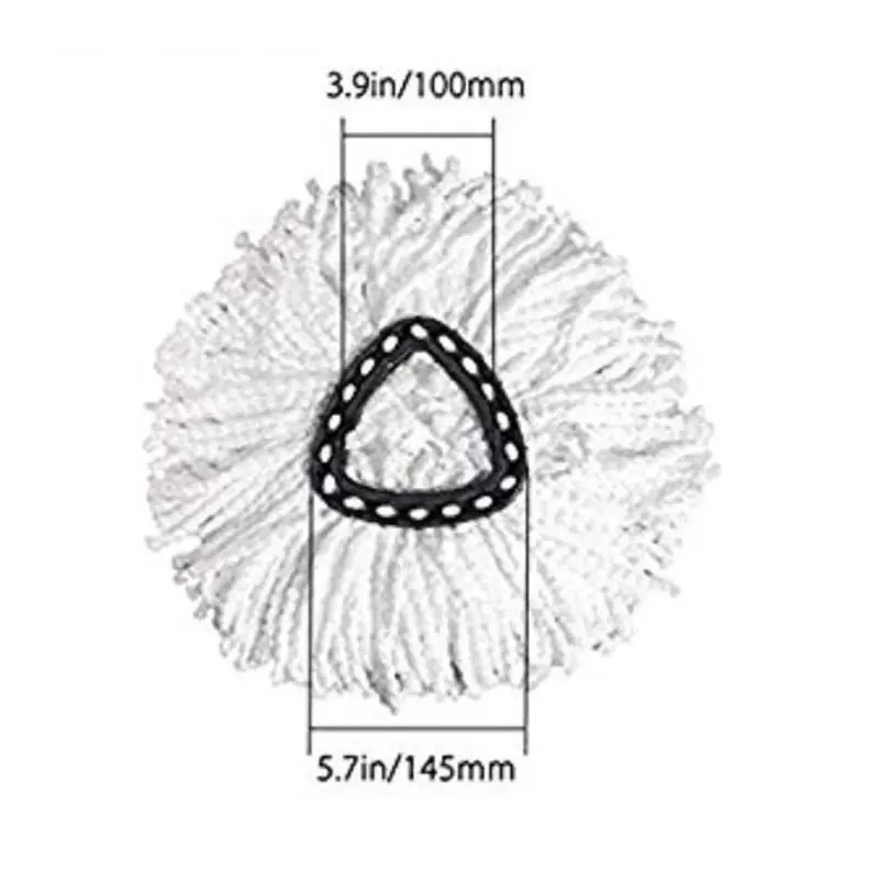 Spin Mop Replacement Head Refills Triangle  for Vileda for  O-Cedar