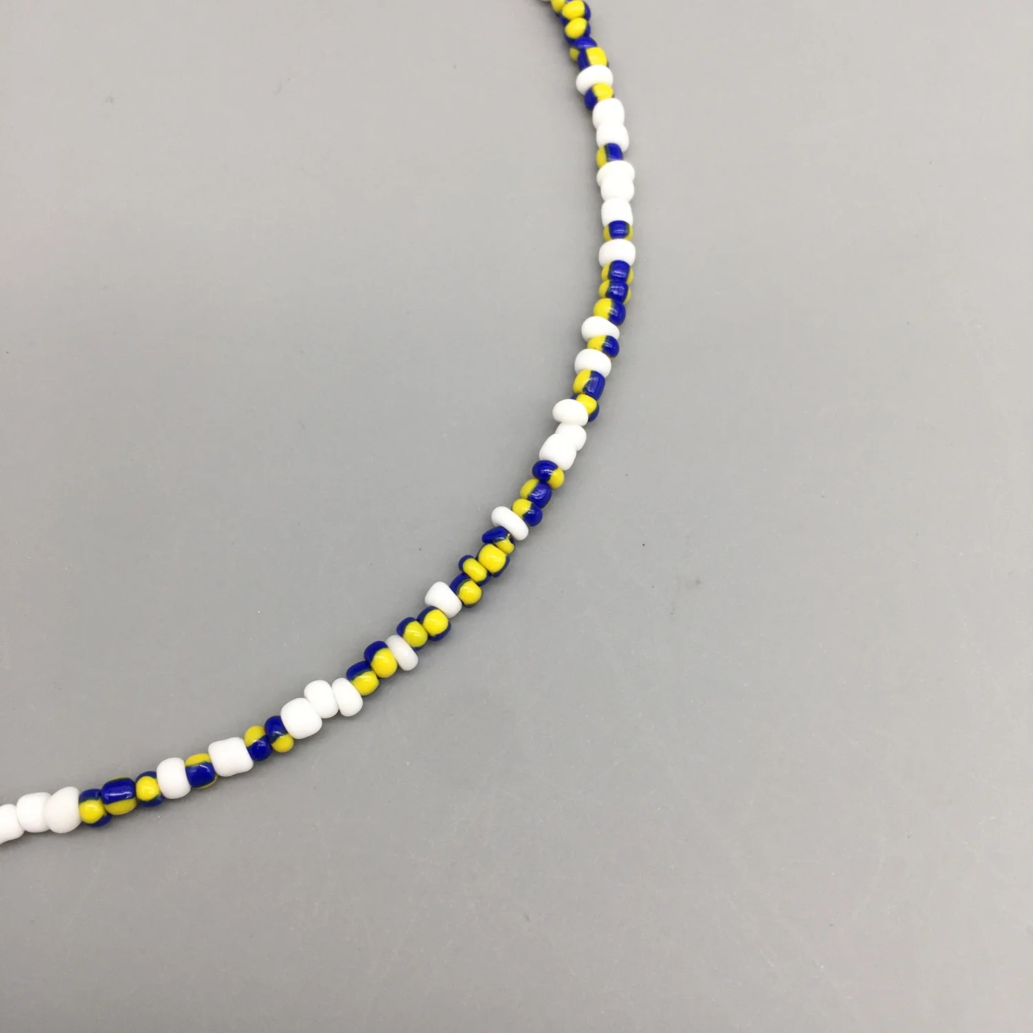 2021 New Spring Bohemia Handmade Colorful Beaded Chokers Necklace For Women Glass Bead Clavicle Chain Boho Beach Jewelry image 2