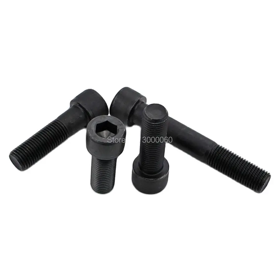 M2 DIN912 Grade 12.9 Black Oxide Carbon Steel Hexagon Socket Head Cap Bolt Knurled Head Machine Screw 500pcs/lot