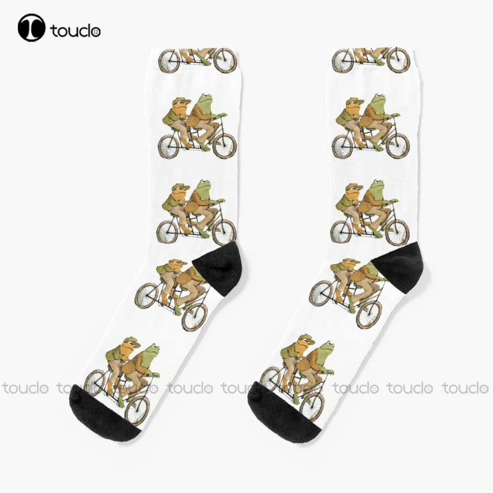 New Frog And Toad Socks Fun Socks For Men Personalized Custom Unisex Adult Socks Popularity Gifts