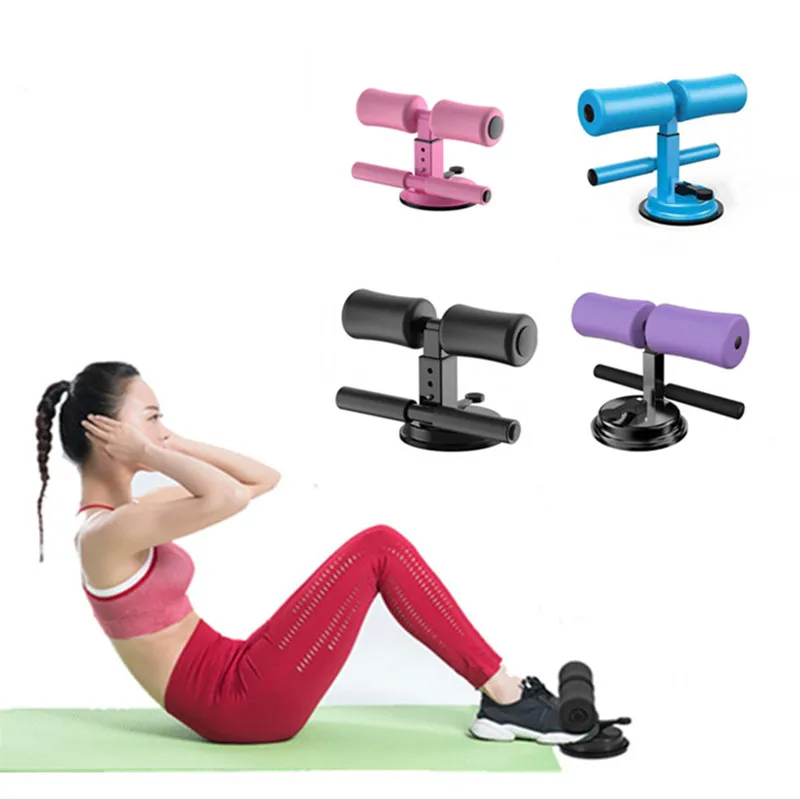 1Pcs New Sit Up Assistant Abdominal Core Workout Ankle Support Fitness Sit Ups Bar Portable Situp Suction Home Gym Equipment