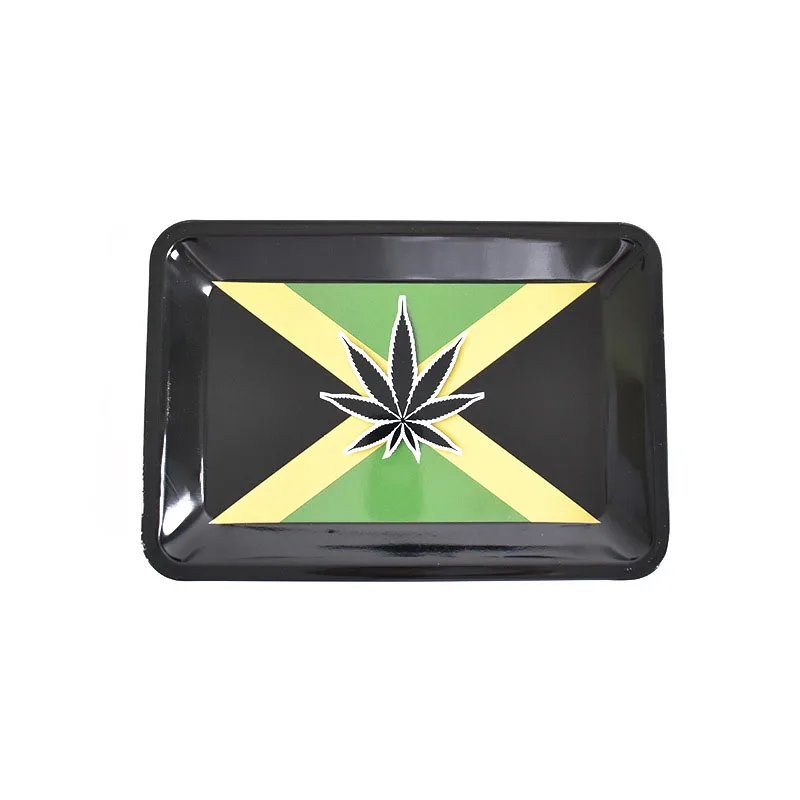 280*180mm Metal Storage Rolling Tray tobacco Cigarette herb Smoking Accessories Tinplate Plate