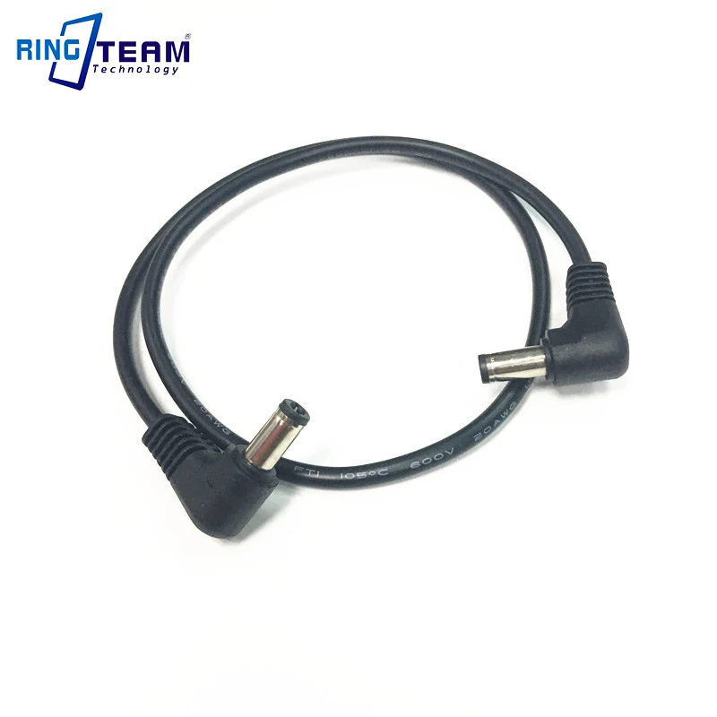 Fotografia 3: Cabo de alimentação DC de monitoramento 12V 5,5 x 2,5 mm a 5,5 x 2,5 mm 5525 DC macho para macho linha macho para macho 5A 5,5 * 2,5 mm