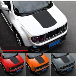 For Jeep Renegade 2016 2017 2018 Carbon Fiber Color Car Hood Film Decal Car Sticker Protector Styling Accessories