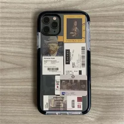 Vintage Van Gogh Case for iPhone 16 15 14 13 Pro Max Back Phone Cover for 12 Mini 11 Pro Max X XS XR 8 7 Plus SE 2020 Capa