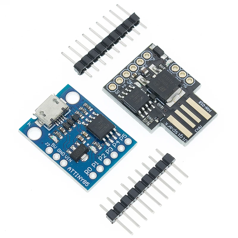 Niebieska czarna TINY85 Digispark Kickstarter Micro Development Board ATTINY85 moduł do Arduino IIC I2C USB