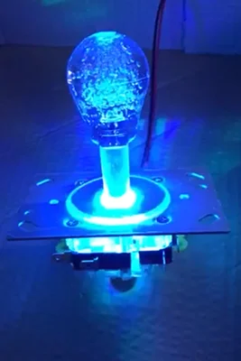 

Colorful LED Joystick For Crane Machine Glitter Lighted Illuminated Arcade Stick Beautiful 7 color flashing joystick