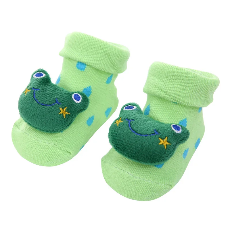 1 Pair Baby Boy Socks Cotton Baby Socks Rubber Anti Slip Boy Girl Floor Kids Toddlers Sock Spring Animal Infant Newborn Gift