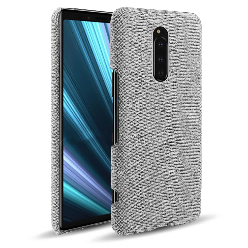 Anti-slip Ultra Thin Fabric Cloth Case for Sony Xperia 1 Anti-Drop Phone Bag Cover for sony Xperia 1 Xperia1 XZ4 XperiaXZ4 Capa