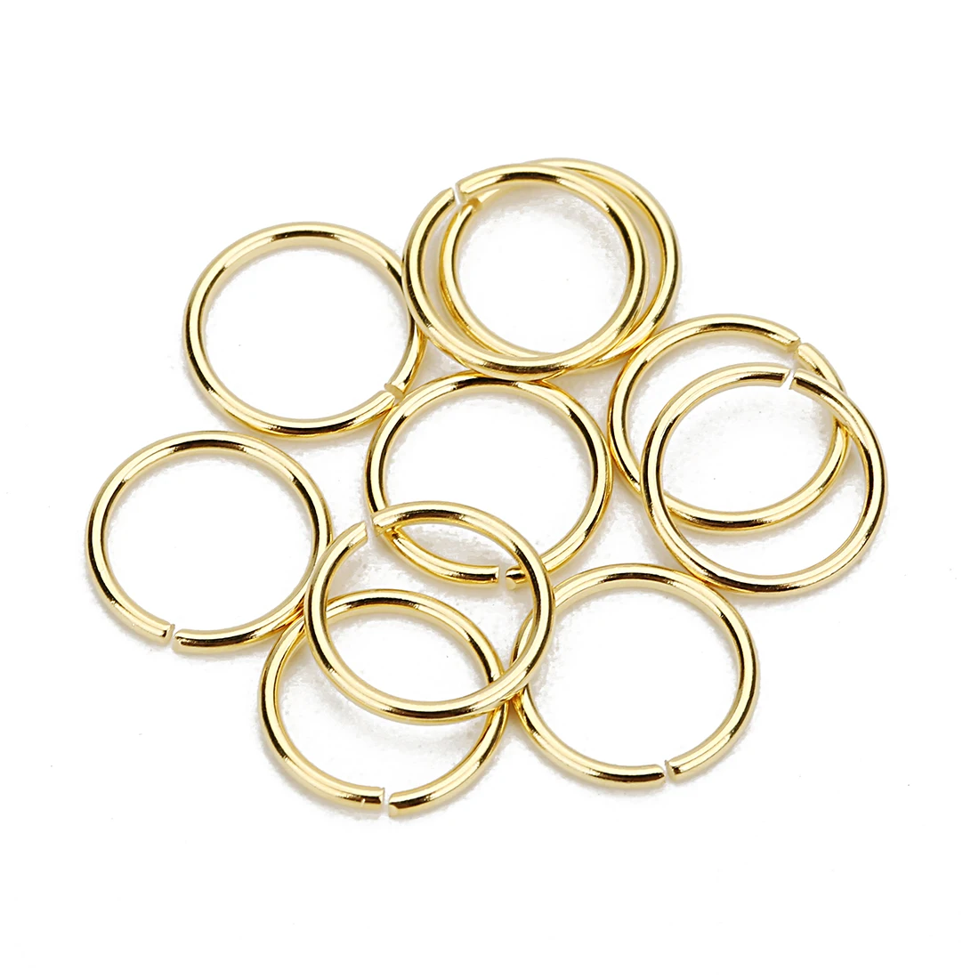 100 stücke 3-10mm Edelstahl Offene Binderinge Split Ringe Link Schleife Für DIY Schmuck Machen Erkenntnisse stecker Großhandel – Detail 11