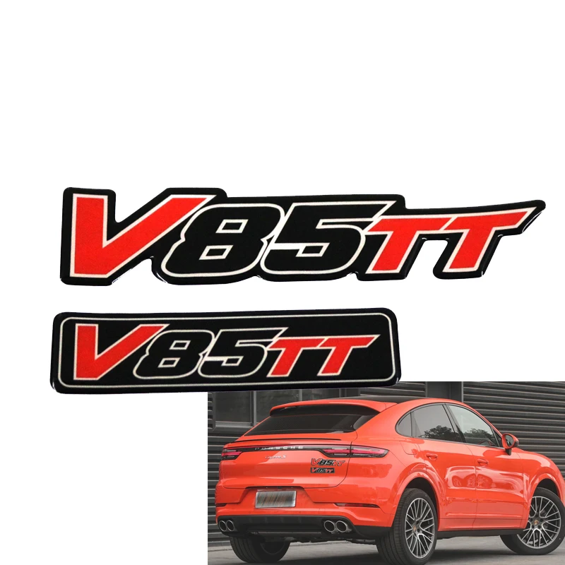 

For car BMW Porsche Audi Mercedes-Benz Honda Toyota 3D waterproof sticker decorative decal sticker V85TT 2 pieces