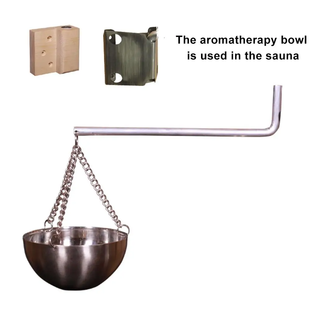

For Sauna And Spa Sauna Aromatherapy Oil Cup Stainless Steel Essential Oil Holder Bowl Sauna Accessories