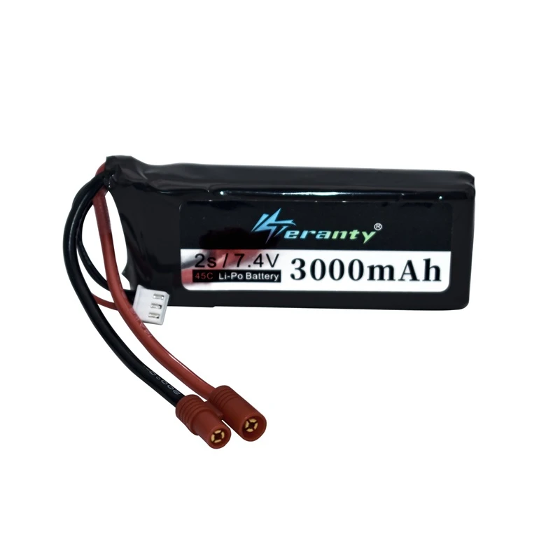 2s RC Lipo Battery 7.4v 3000mAh and USB Charger for Syma X8C X8W X8G X8 X8HC X8HG X8HW HQ899 T70CW RC Quadcopter Spare Parts