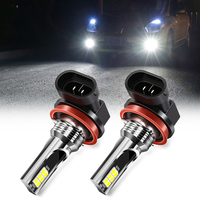 2PCS H8 H11 Auto Front Foglamps LED Bulb for AUDI S line A4 A3 A6 C5 Q7 Q5 A1 A5 80 TT A8 Q3 A7 R8 RS B6 B7 B8 S3 S4