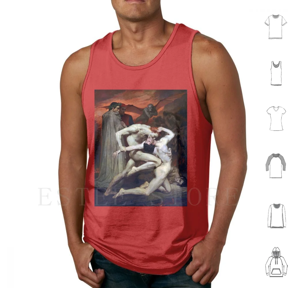 Canibal Masterpiece Tank Tops Vest Sleeveless Cannibal Masterpiece Cannibal Old Goth Gothic Vampire Bat Devil Men Man