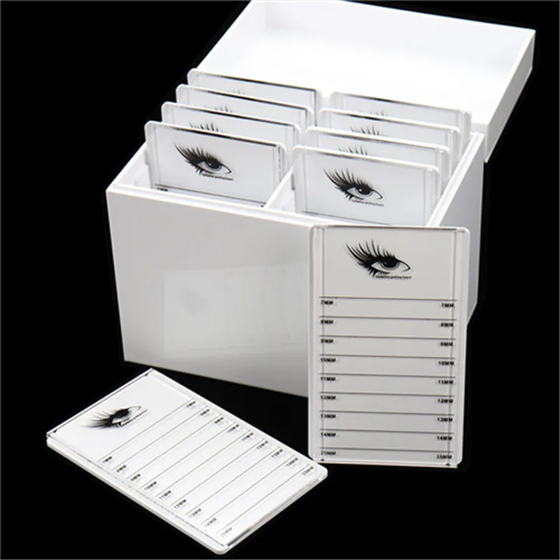 Display Stand Organizer Box for Eyelashes Storage Box, Glue Pallet, Extensão dos cílios, Ferramentas de maquiagem, Hot, 5 camadas, 10 camadas