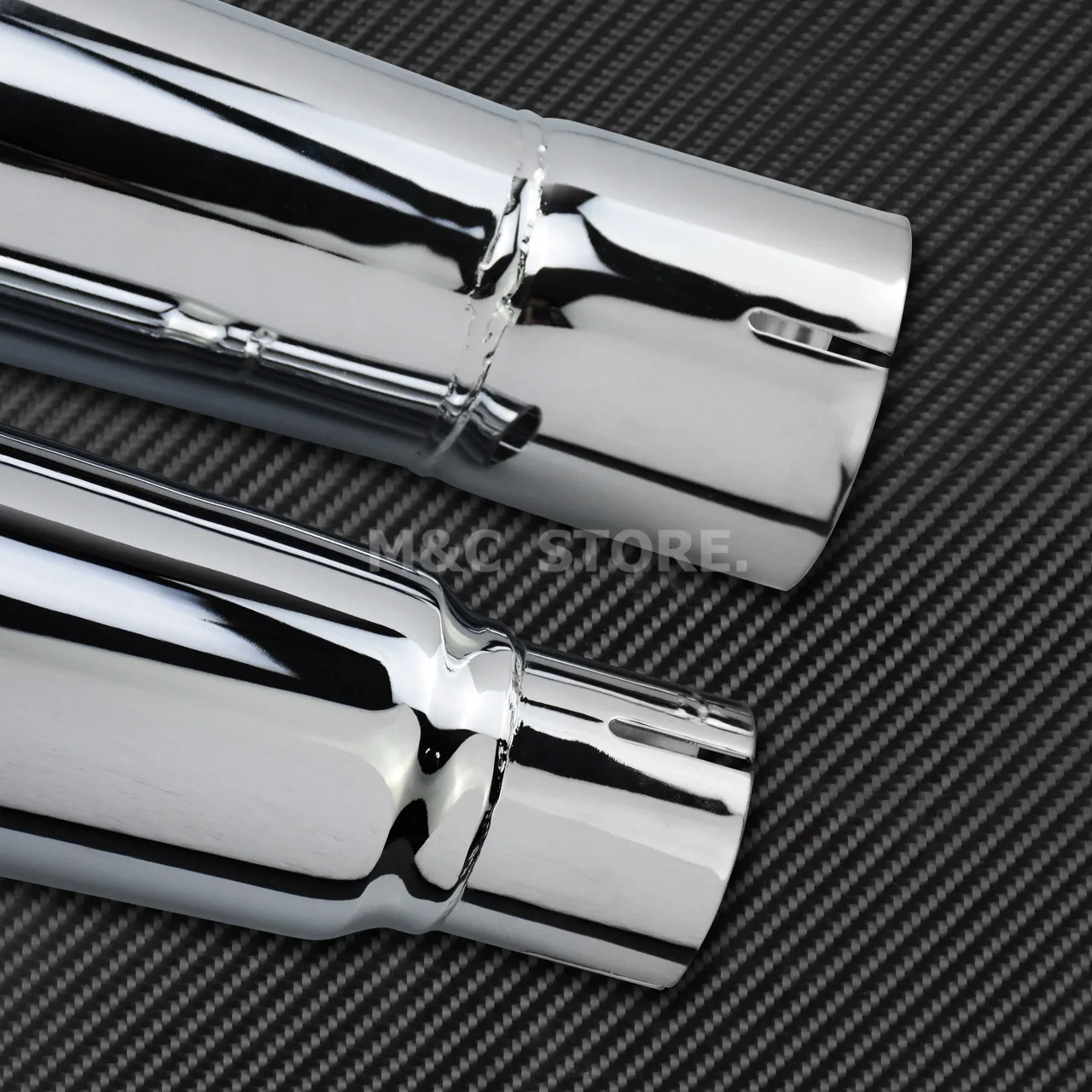 Motorcycle Megaphone Slip-On Mufflers Exhaust Pipes For Harley Touring Road Glide FLT Street Glide FLH Ultra Limited 2000-2020