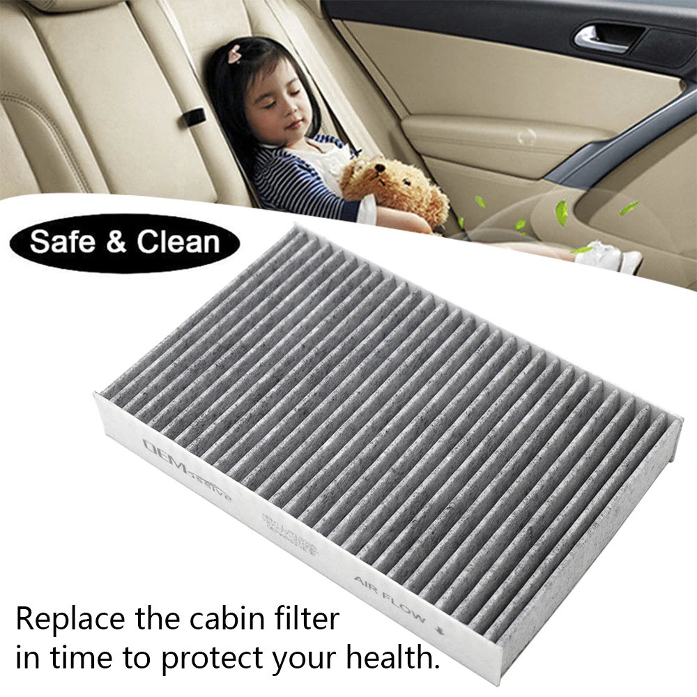 Car Activated Carbon Pollen Cabin Air Filter For Nissan Juke F15 Pulsar C13 Renault Fluence 272772100R 27277-2100R 27277-1KA0A