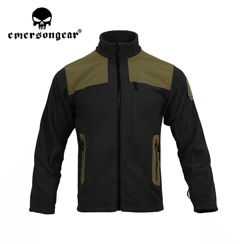 Emersongear modrá dostupny taktická LT uprostřed leve rouno bunda potírat topení mid-layer kabát obleků outdoorové cyklistika tramping kemping