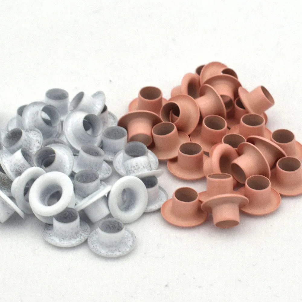 

Round Metal Eyelets Rivets Repair Hardware Canvas Sewing Eyelets use for Shoes, Bead Cores, Clothes, Leather Craft Projects 100