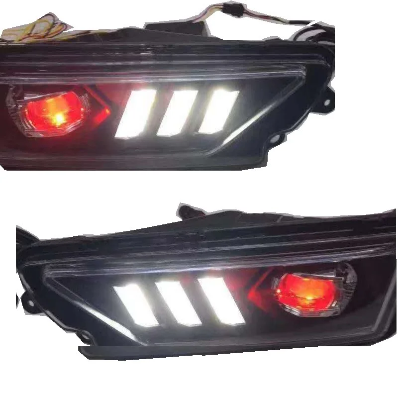 Exterior Auto Lights Led Fog Lamps Fit For VW Amarok 2014-2016 Fog Lights 2017-2021 Lef Drl Fog Lamps