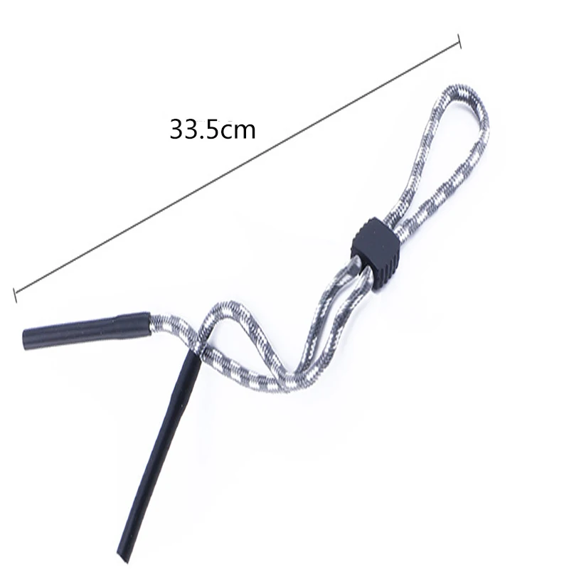 Soporte de cuerda para gafas deportivas Unisex, cadena antideslizante de poliéster, cordón para gafas de sol, correa para el cuello, accesorios para