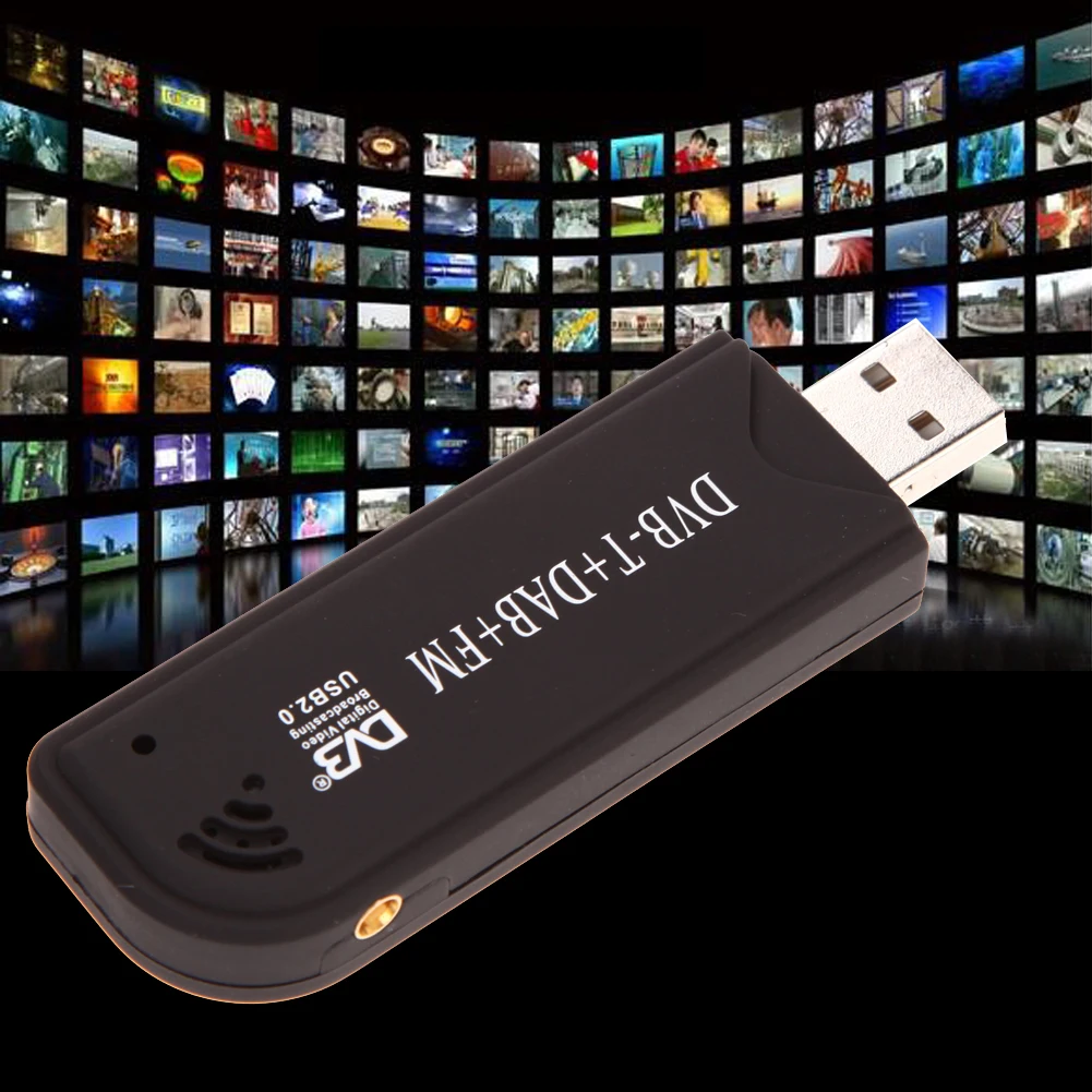 Pilot zdalnego sterowania na podczerwień cyfrowej telewizji satelitarnej TV Stick USB DAB FM DVB-T RTL2832 FC0012 SDR RTL-SDR Dongle telewizja