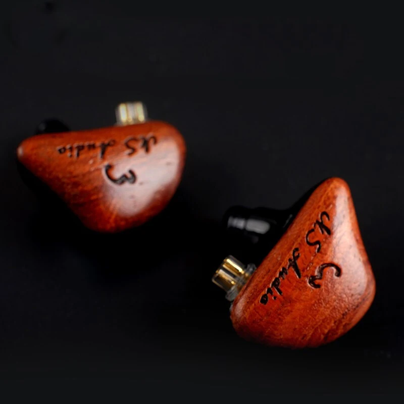 NS NS3 Wired Wood Earphone Dynamic Driver HiFi In Ear Earphones Bass Noise Reduction High Fidelity Earbuds