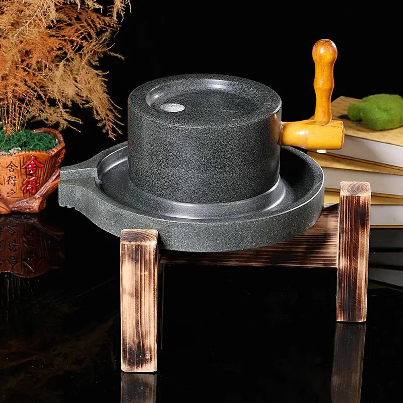 Kleine hause mühle soja milch maschine soja saft brecher grain stein schleifen vintage lebensmittel ricemilk Tofu Frühstück maker Soja Milch