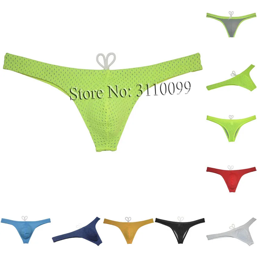 Men\'s Swimwear Thong Bikini Briefs Swimsuit Mini Beachwear Surfing Underwear