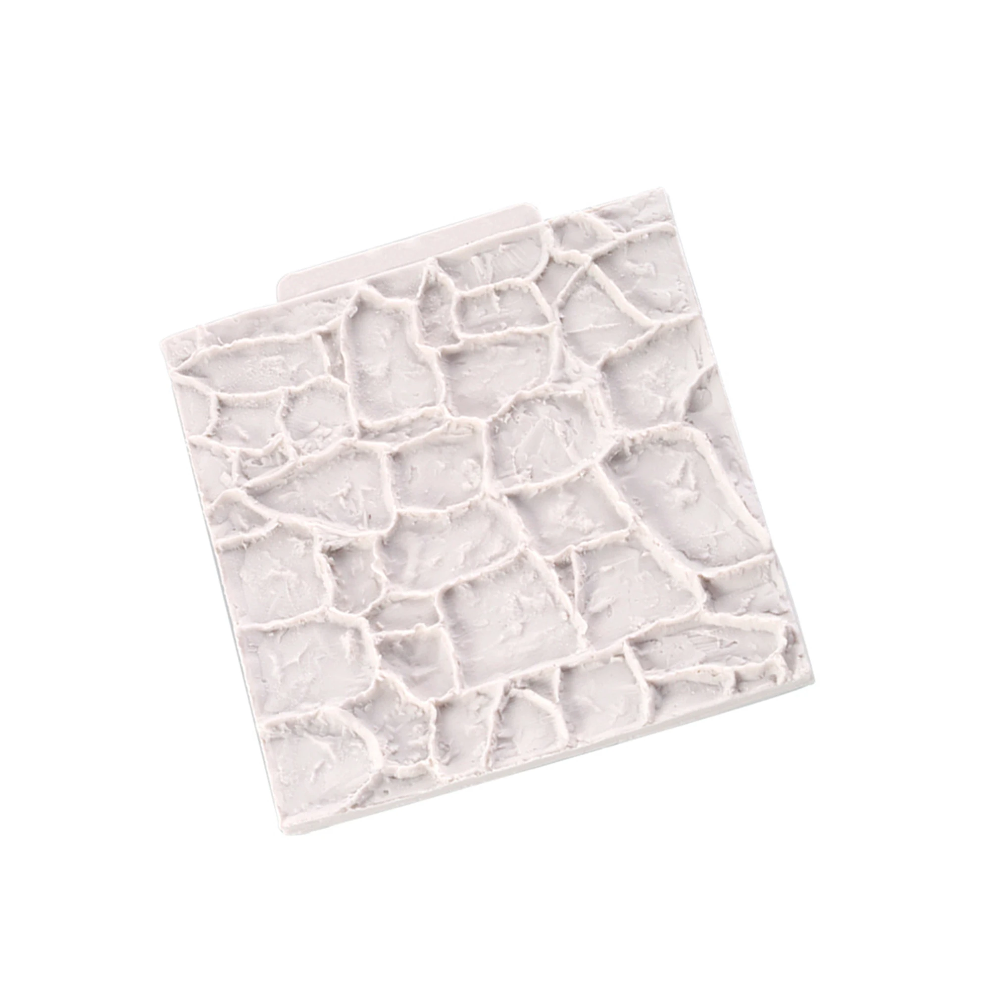 Cobble Stone Brick Wall Silicone Molds For Baking Fondant Cake Decorating Tools Embosser Baking Mould Kitchen Tools