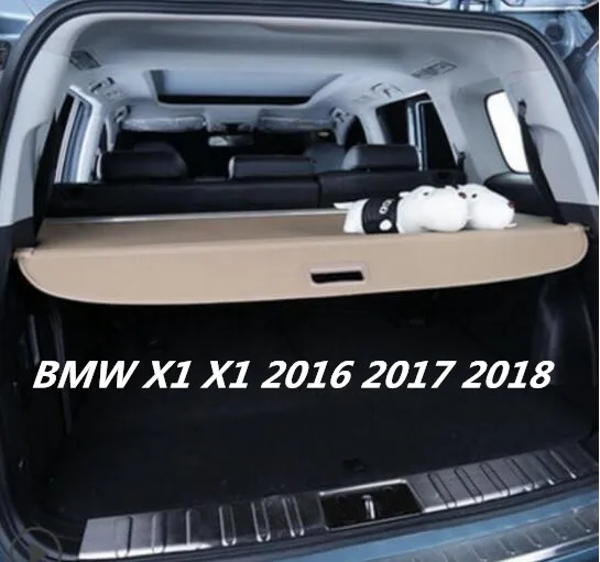 High quality Car Rear Trunk Security Shield Cargo Cover For BMW X1 F48 F49 2016 2017 2018 (