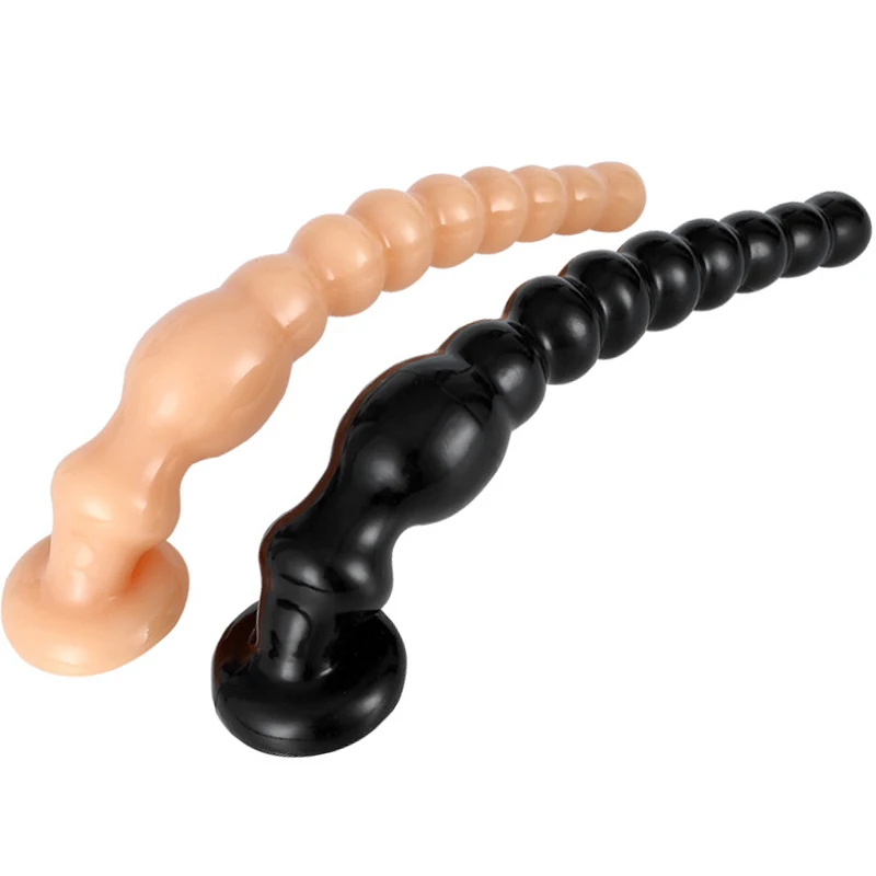 Super Long Anal Plug Anal Beads Big Dildo Prostate Massager Soft Silicone Butt Plugs Erotic Adult Sex Toys For Women Men Gay