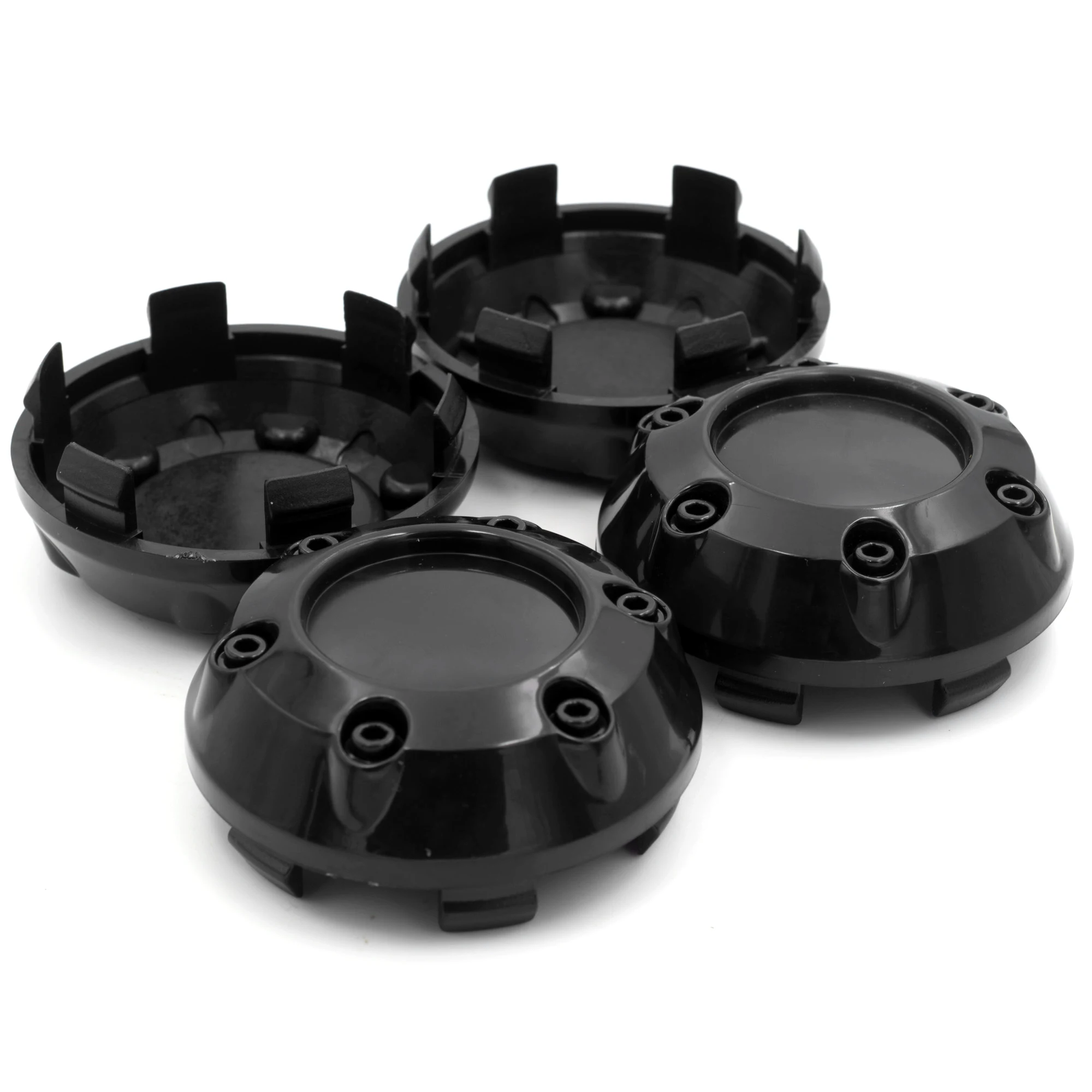 4pcs 68mm Wheel Center Hubcap 6 Screws Decoration Car Accessories For Rim Hub Caps Modification Dust-proof Covers