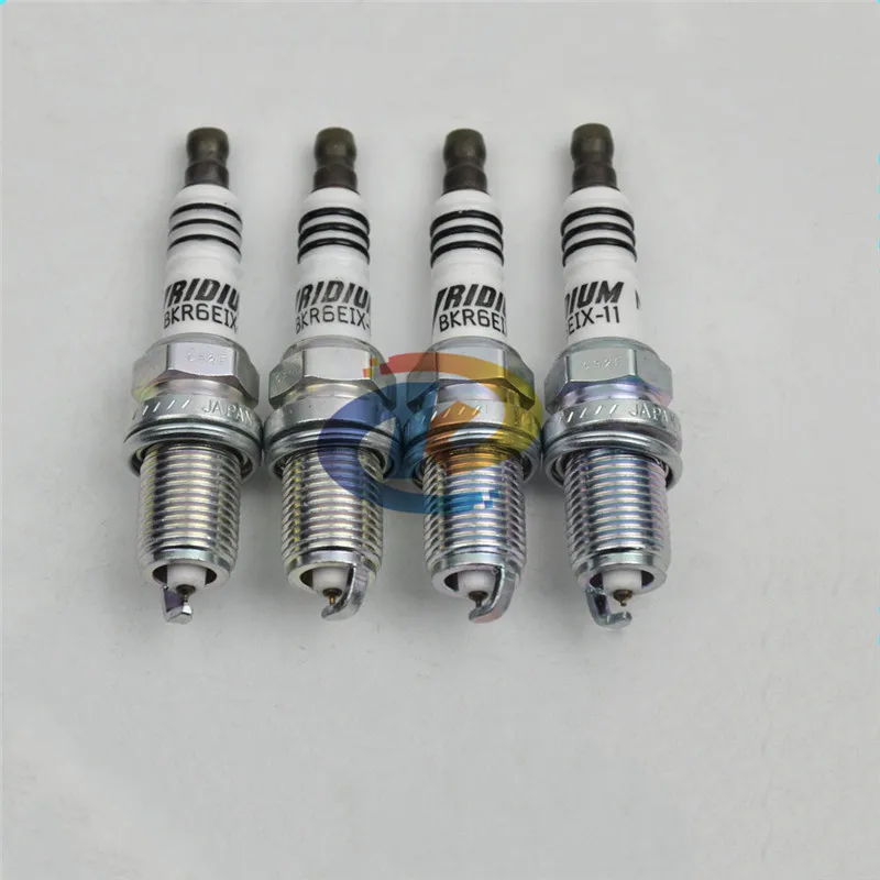 4pcs/lot BKR6EIX-11 4272 iridium spark plug For Toyota Lexus Honda Suzuki Chevy Mazda car glow plug BKR6EIX11-4272 BKR6EIX11