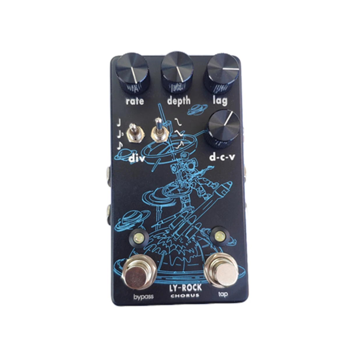 LYR PEDALS ly rock ,Guitar Stereo Chorus pedals, classic Chorus effector pedal,Black,True bypass