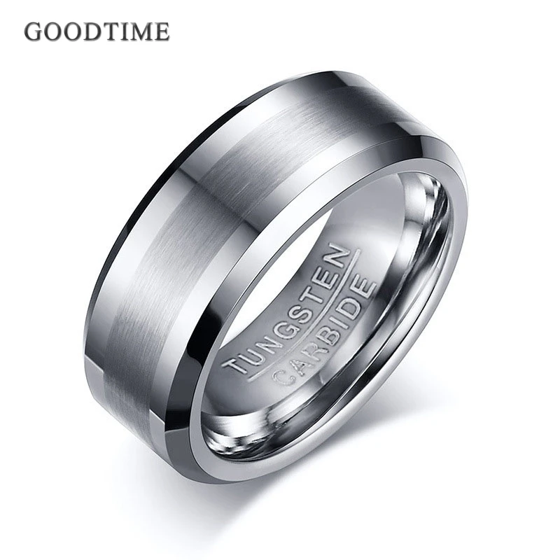 Fashion Wedding Ring For Man Tungsten Carbide Ring Bands Jewelry Accessoeries Handmade Lassa Engagement Ring For Party