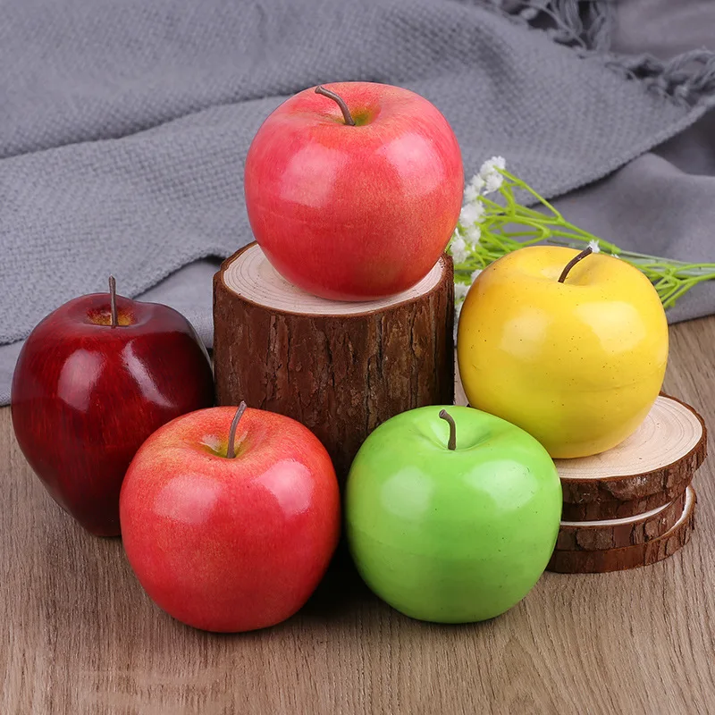 Simulation of Red Apple Model Foam Fake Fruit Vegetable Props Christmas New Year Decoration Shooting Decoration Christmas Eve