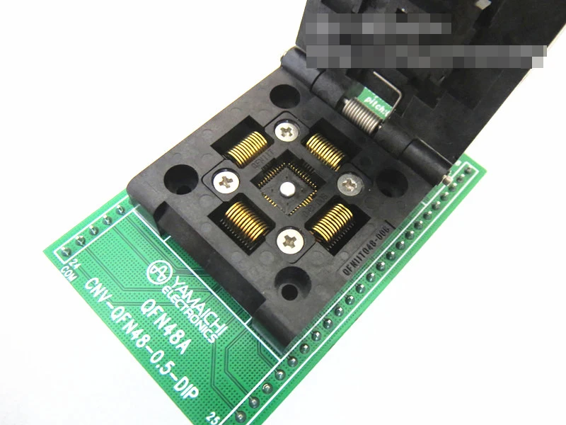 QFN48 7*7MM spacing 0.5mm  IC Burning seat Adapter testing seat Test Socket test bench in stock