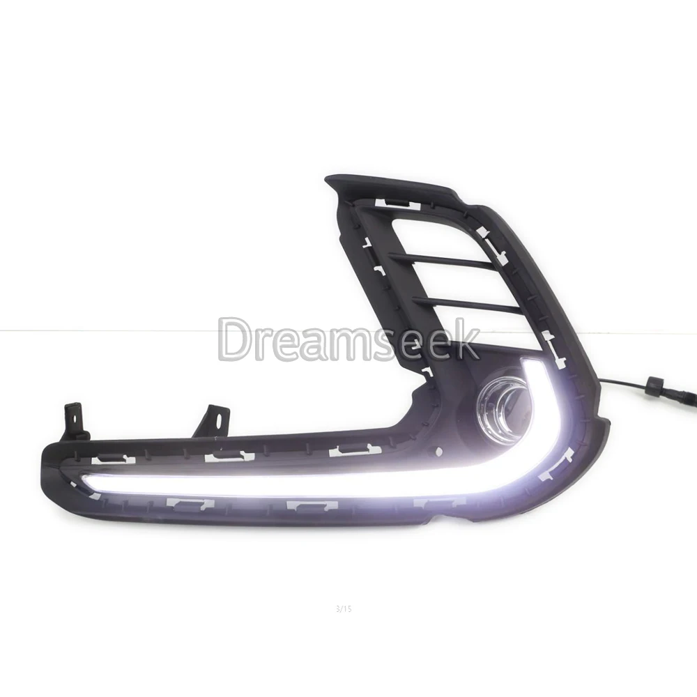 LED DRL Day Light for Hyundai Elantra Avante AD 2016 2017 Daytime Running Light Driving Fog Lamp with Turn Signal