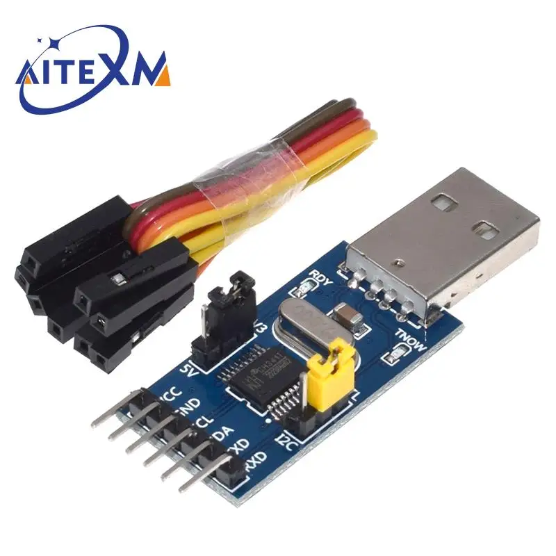 2 Stuks FT232RL USB Naar TTL Seriële Adapter – 3.3V/5V – Voor Arduino En Pro Mini, Type-C