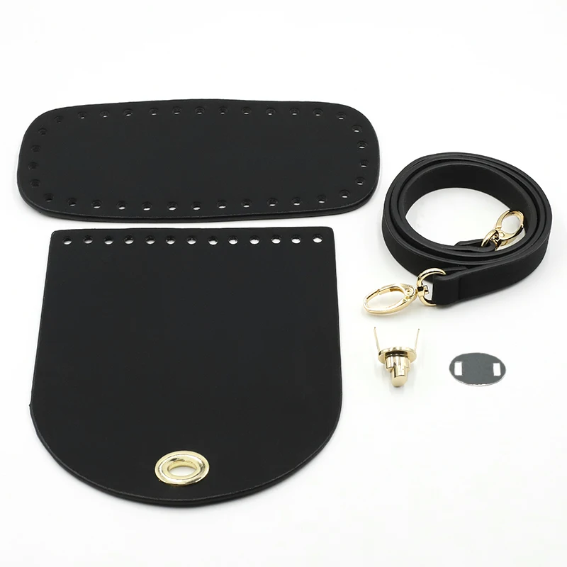 1Set Handmade Handbag Bag Set Leather Bag Bottoms With Hardware Package Accessories HandBag Shloulder Straps DIY Women Backpack