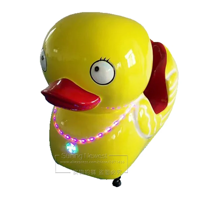 

Guangzhou China Factory Low Price Indoor Coin Operated Amusement Arcade Game Swing Machine Yellow Duck Fiberglass Kiddie Rides