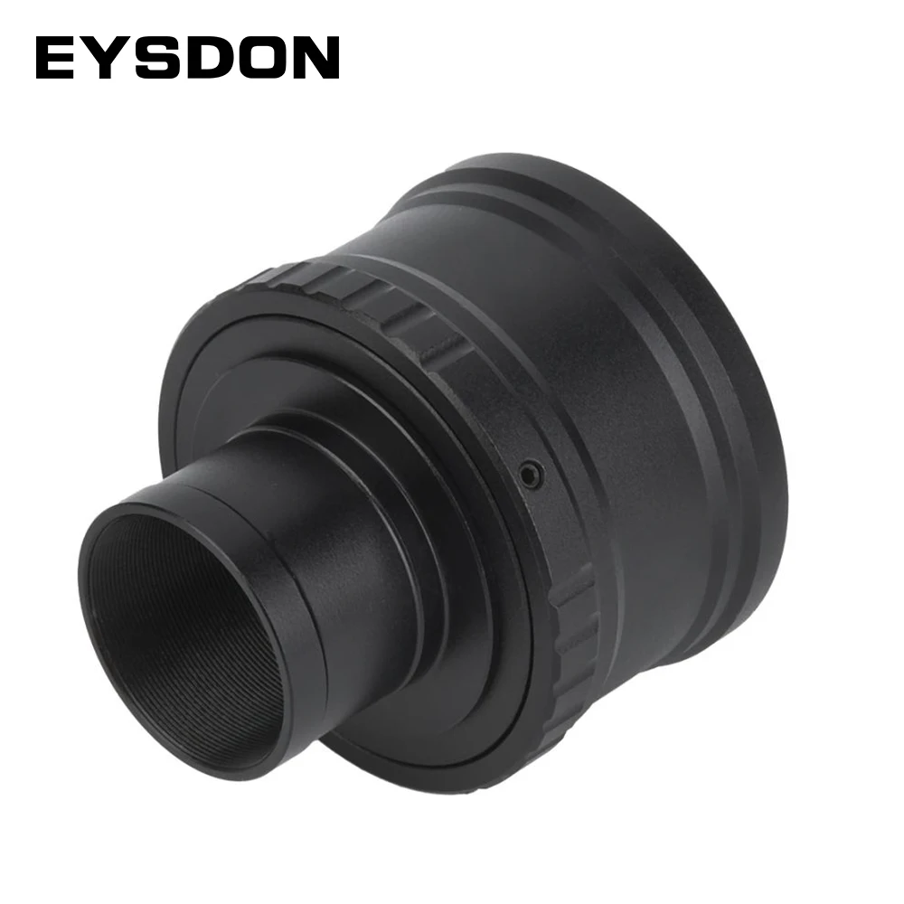 EYSDON 망원경 렌즈 어댑터, 캐논 EO S.M 마운트 카메라용 완전 금속, 1.25 인치-EOS M T-링 어댑터