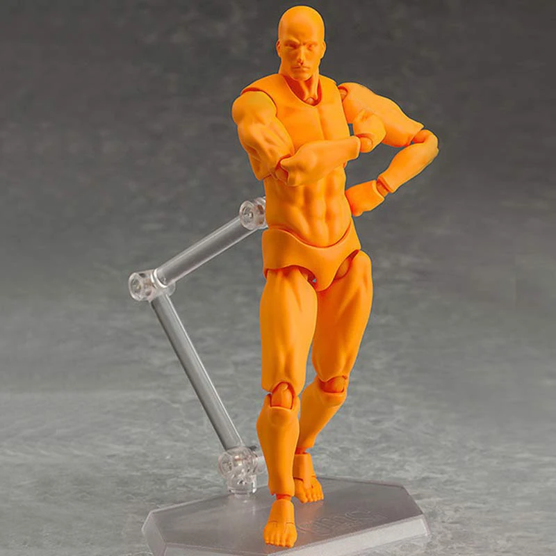 2 Pcs/Set Light Body Chan & Kun PVC Movebale Action Figure Model For SHF Version 2.0 Gifts Mannequin for Drawing Art