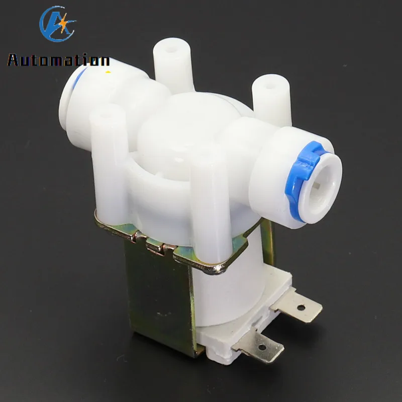 Plastic solenoid valves Drinking Fountains 12V 220V RO Machines, Pipeline Machines, In-line Valves 3/8