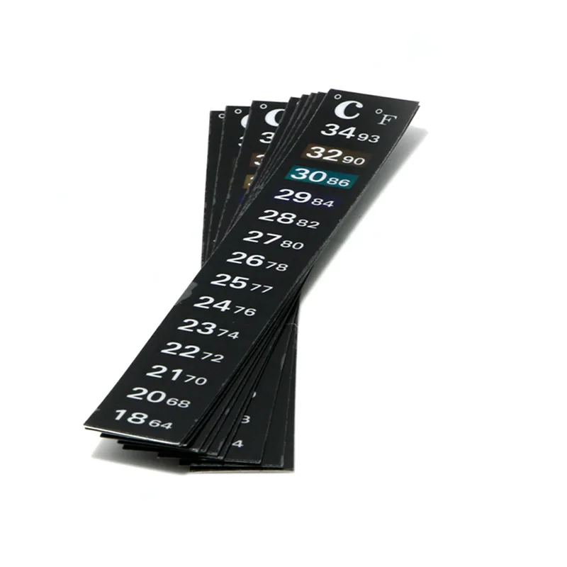1pc Digital Aquarium Fish Thermometer Temperature Sticker Dual Scale